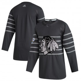 Chicago Blackhawks Blank Grau Adidas 2020 NHL All-Star Trikot Authentic - Herren